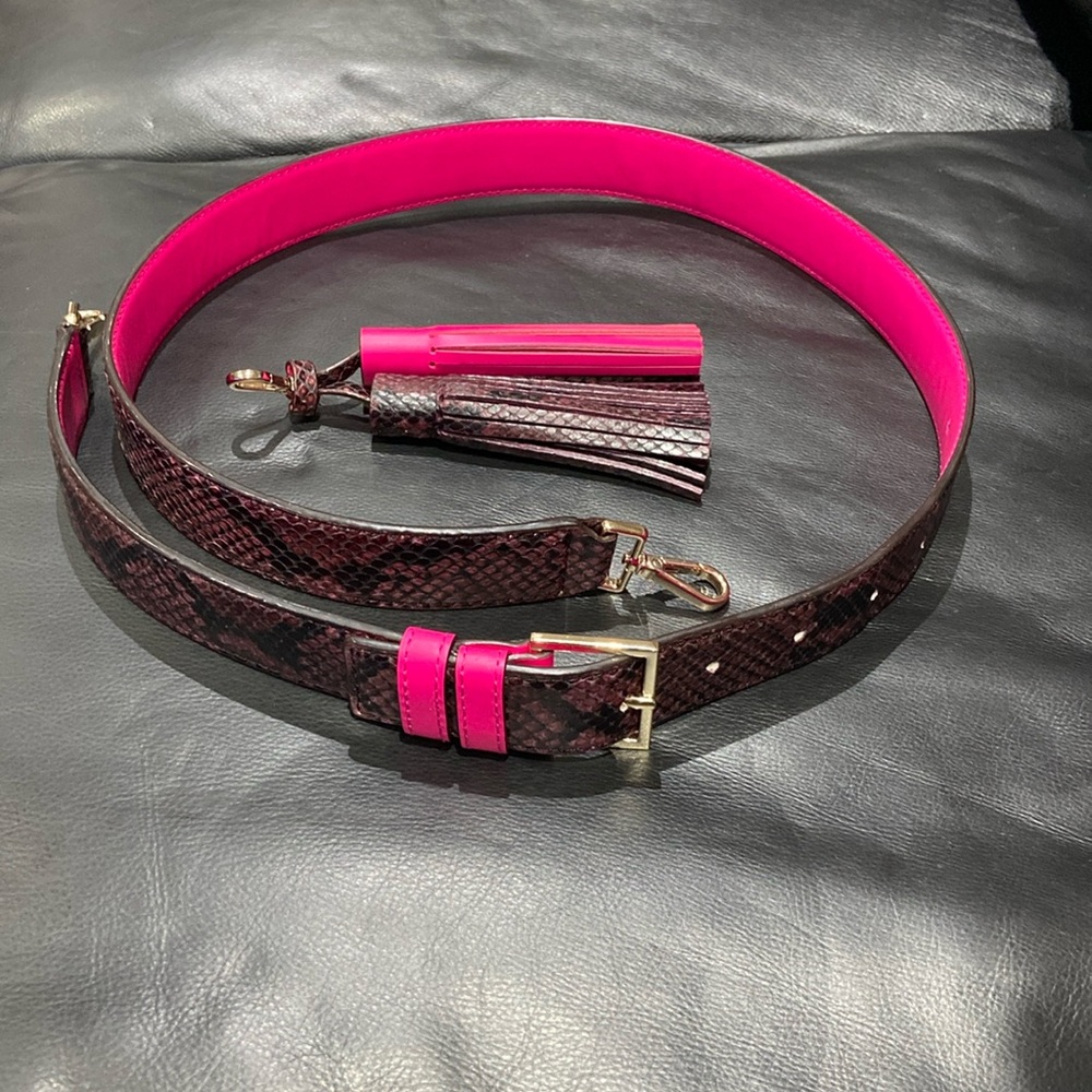 Kate Spade Leather Guitar Strap for Any Sized Bag/Purse